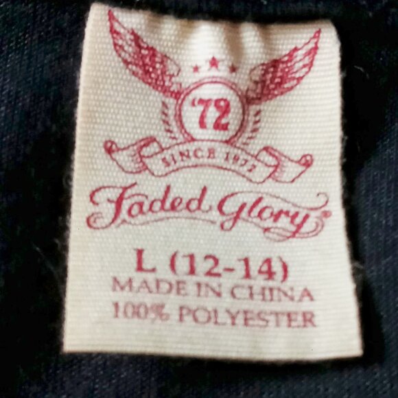 Vintage Faded Glory Women's Black Maxi Summer Racerback Dress Sz L (12-14) - Picture 10 of 11